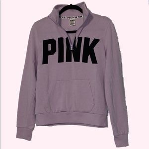PINK Quarter Zip Sweater